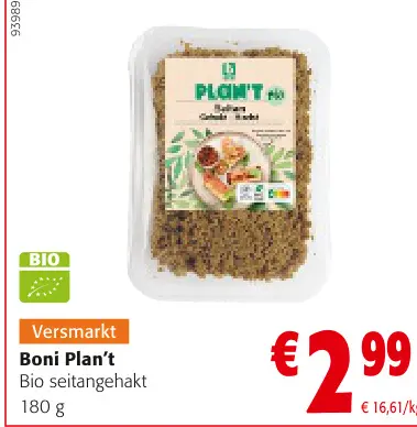 Promotie: Bio seitangehakt