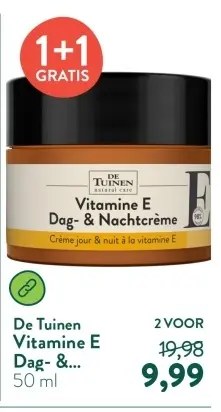Aanbieding: Vitamine E Dag- & Nachtcrème