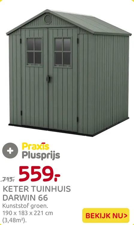 Aanbieding: Tuinhuis Darwin 66
