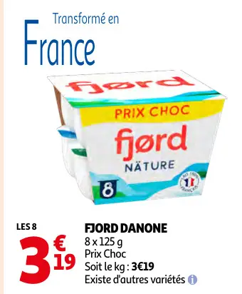 Offre: Fjord Danone