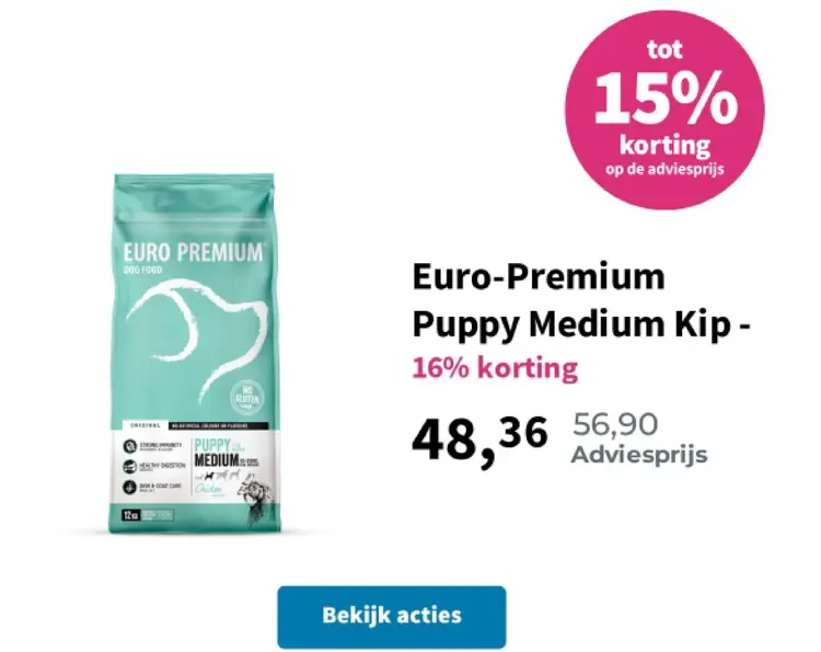 Aanbieding: Puppy Medium Kip