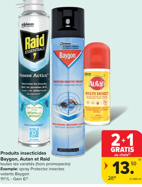 Offre: Produits insecticides