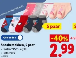 Promotie: Sneakersokken