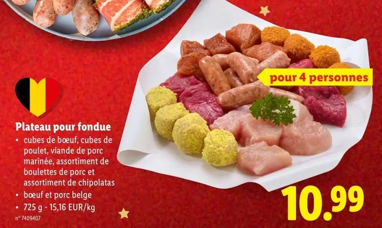 Offre: Plateau pour fondue