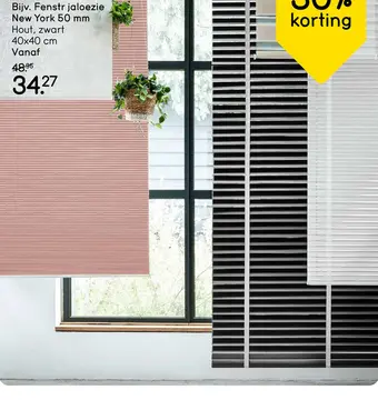 Aanbieding: Fenstr rolgordijn bamboe - lichtbruin - 60x180 cm