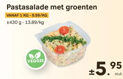 Promotie: Pastasalade met groenten