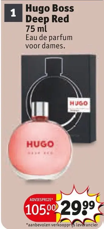 Aanbieding: Hugo Boss Deep Red