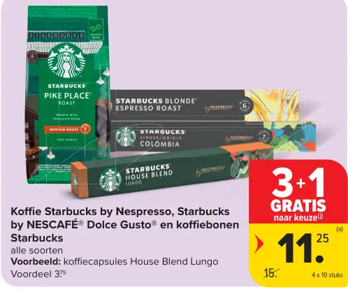 Promotie: Koffie By Nespresso, By Nescafé Dolce Gusto En Koffiebonen