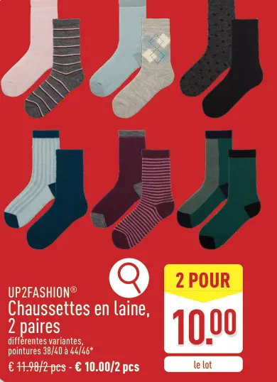 Offre: Chaussettes en laine