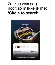 Aanbieding: Circle to search