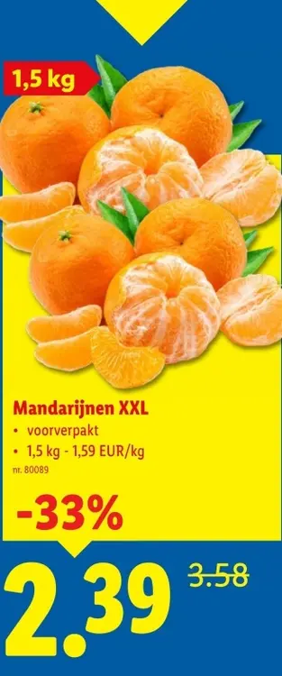 Aanbieding: Mandarijnen XXL