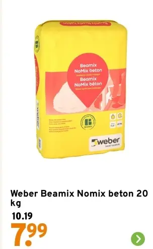 Aanbieding: Beamix Nomix beton