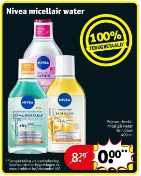 Promotie: micellair water