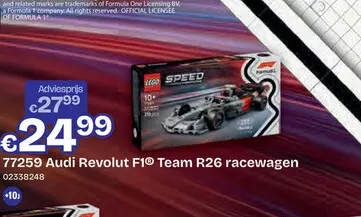 Promotie: Audi Revolut F1® Team R26 racewagen