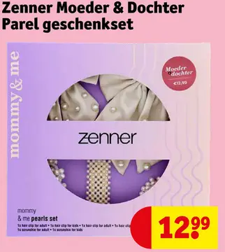Aanbieding: Zenner Moeder & Dochter Parel geschenkset