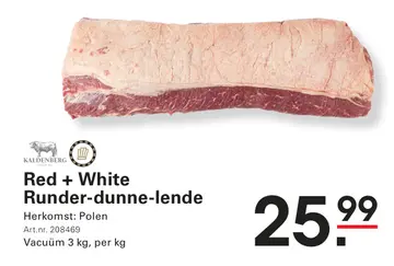 Aanbieding: Red + White Runder-dunne-lende