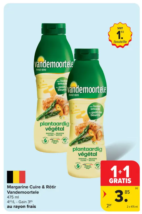 Offre: Margarine Cuire & Rôtir