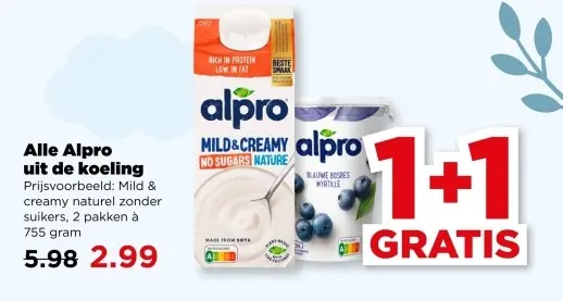 Aanbieding: Alle Alpro uit de koeling