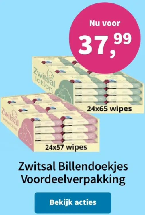 Aanbieding: Billendoekjes Voordeelverpakking