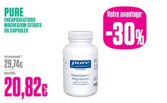 Offre: Magnesium Citrate 90 Capsules