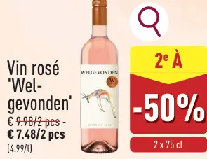 Offre: Welgevonden Vin rosé 'Welgevonden'