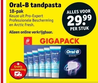 Aanbieding: Oral-B tandpasta