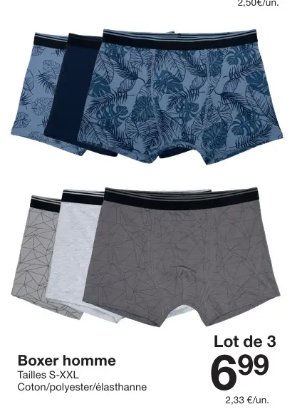 Offre: Boxer homme