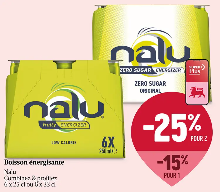 Offre: Boisson énergisante