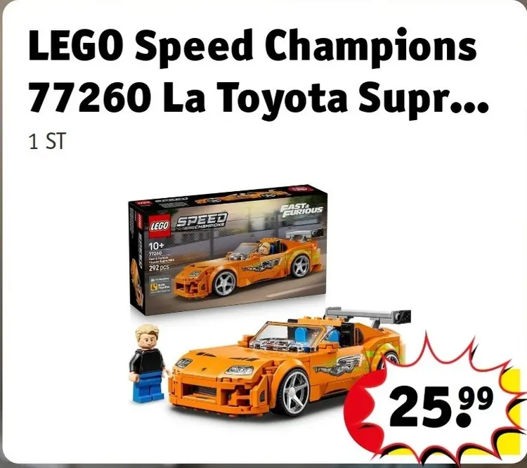 Offre: Speed Champions 77260 La Toyota Supr...