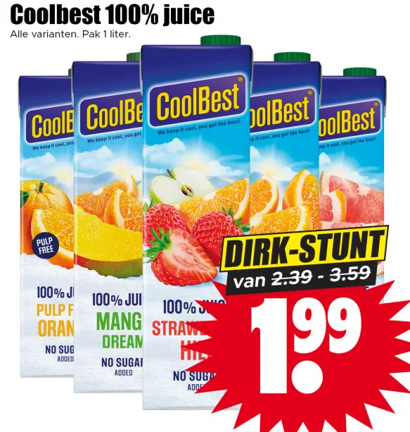 Aanbieding: 100% juice