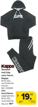 Aanbieding: Sweater met kap voor heren