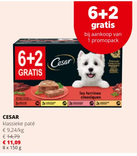 Promotie: Cesar klassieke paté