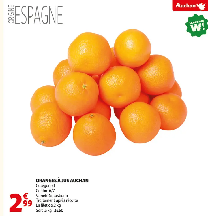 Promotie: Oranges à jus