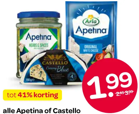 Aanbieding: Apetina of Castello