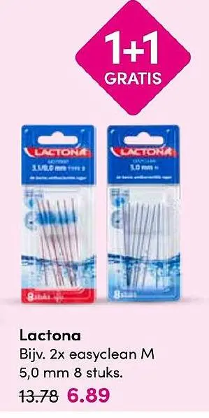 Aanbieding: Lactona Bijv. easyclean M
