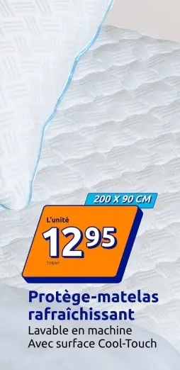 Offre: Protège-matelas rafraîchissant