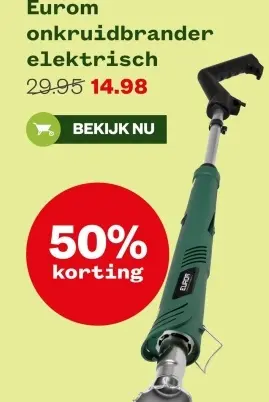 Aanbieding: onkruidbrander elektrisch