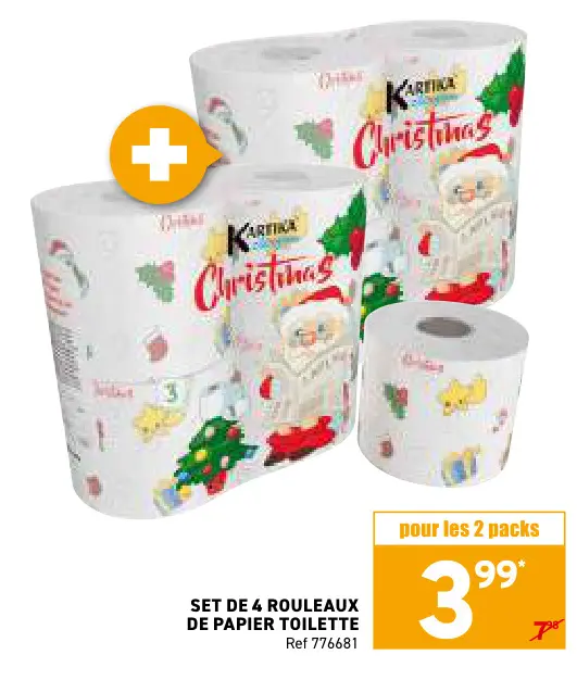 Offre: Rouleaux de papier toilette