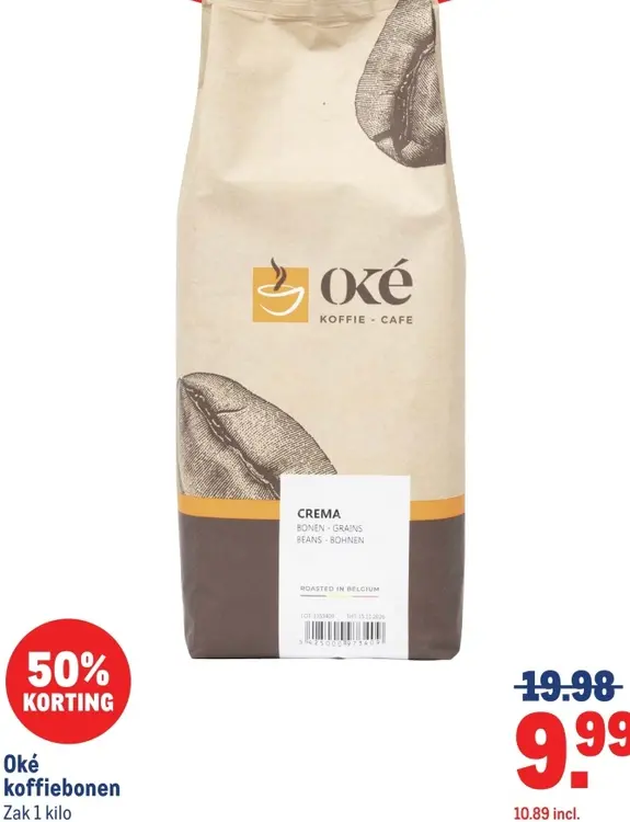 Aanbieding: Oké koffiebonen