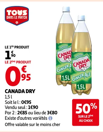 Offre: Canada dry
