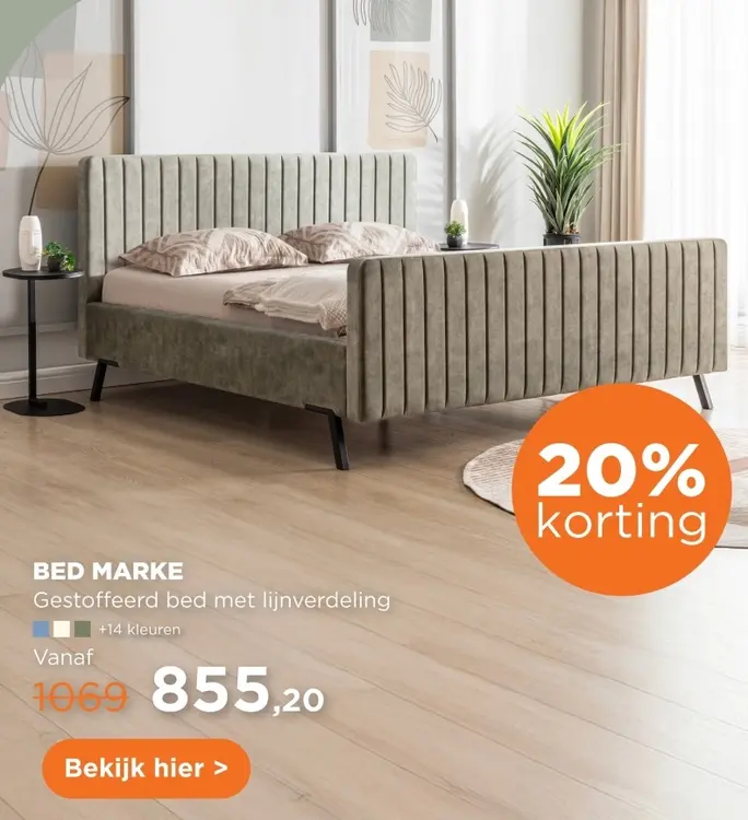 Aanbieding: Bed marke