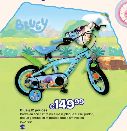 Offre: Bluey 12 pouces
