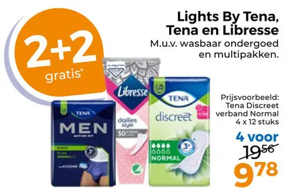 Aanbieding: Lights By Tena, Tena en Libresse
