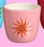 Aanbieding: Mok zonder oor Zon roze