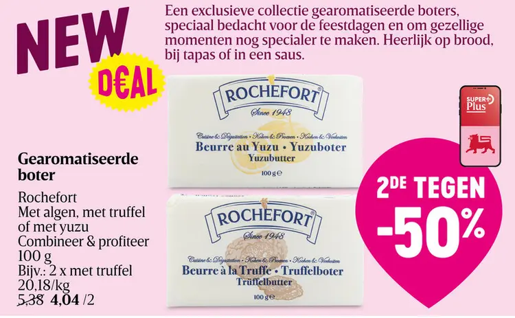 Aanbieding: Gearomatiseerde boter