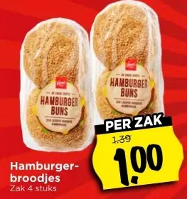 Aanbieding: Hamburgerbroodjes
