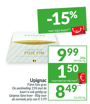 Aanbieding: Fijne foie gras