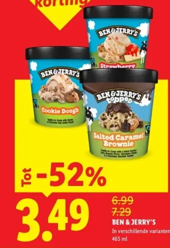 Aanbieding: Ben & Jerry's