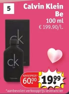 Promotie: Calvin Klein Be
