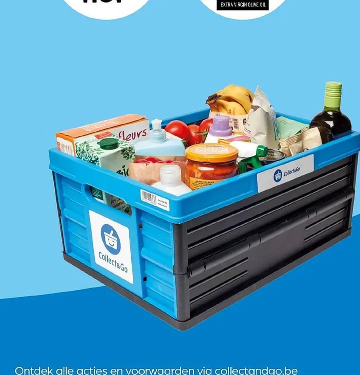 Aanbieding: Collect&Go Crate with Groceries